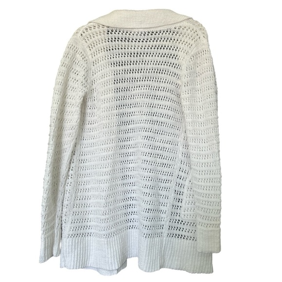 Cabi Open Stitch Cardigan #6237 Chunky, Oversized Sweater Layer Sz S - Picture 9 of 9